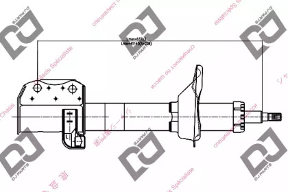 Амортизатор DJ PARTS DS1456GS